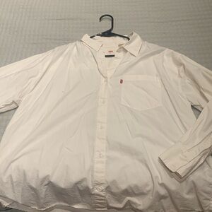 Levi’s- white button up shirt